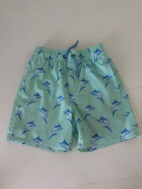 Class Club Mint Green Marlin Print Swim Trunks